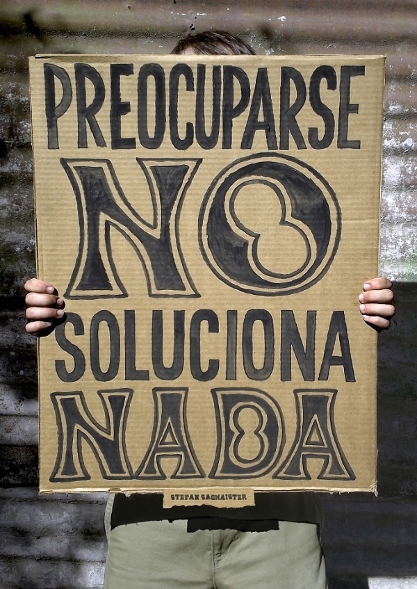 Stefan Sagmaister | 2012 Poster Book by 22DG #2012 #design #book #quotes #handwritting #poster #22dg #editorial #typography
