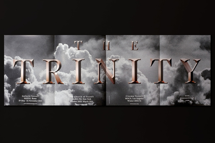 The Trinity, Francesco Vezzoli - OK-RM #exhibition #print #art #typography