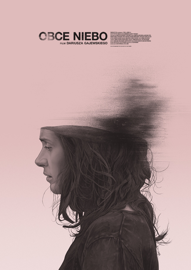 Festival posters for Dariusz Gajewski's film "Strange Heaven"