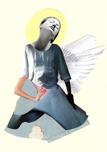tumblr_lwvqhfZs751r6y5j2o1_r1_1280.jpg 905×1.280 píxeles #beatrizalfonsoruiz #ej #yellow #colectivo #angel #minimal #x #murcia #collage