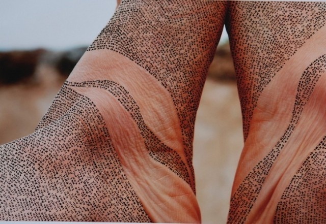 Calligraphy on the Human Body5 #calligraphy #tattoo #ink #body