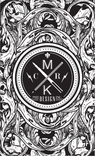 MKCR by ~alienbiru #white #black #pen #and #logo #pencil