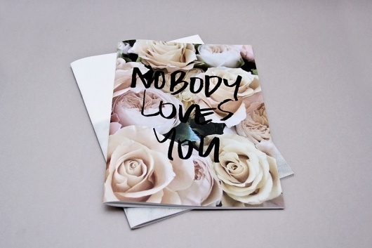 Nobody | The Drop #magazine #catalog #loves #you #print #body #fashion #no