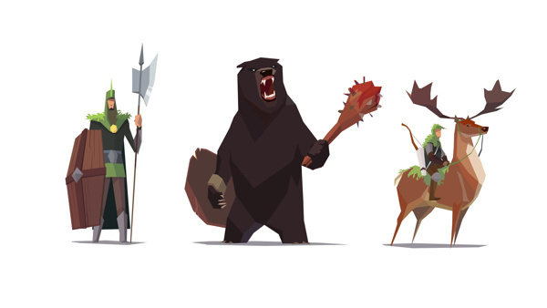 RTS game Visual Development on Behance #illustration