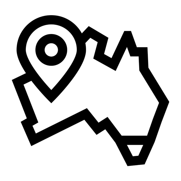 See more icon inspiration related to australia, maps and location, cultures, location pin, country, geography, continents, nation, orientation, map, location and gps on Flaticon.