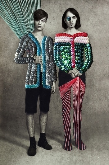 GLTZ, fashion communication inspired by Maurizio Anzeri #fashion