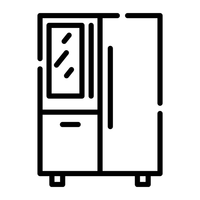 See more icon inspiration related to kitchen, cold, food and restaurant, furniture and household, refrigerator, electronics, electronic, fridge and technology on Flaticon.