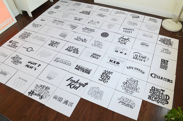 Bob Dylan´s HAND LETTERING EXPERIENCE #drawn #hand #typo #typography