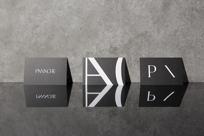 Brand Identity for Panache by Caserne "The celebrated Panache salon wished to redo its visual identity to better represent the innovative