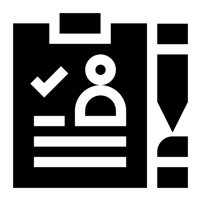 See more icon inspiration related to clipboard, curriculum, files and folders, business and finance, professions and jobs, CV, personal profile, resume, user, interface and application on Flaticon.