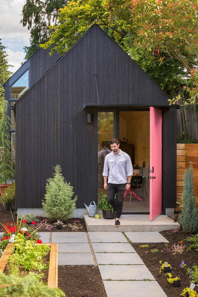 A Spacious Living Quarters Converted from a Backyard Garage
