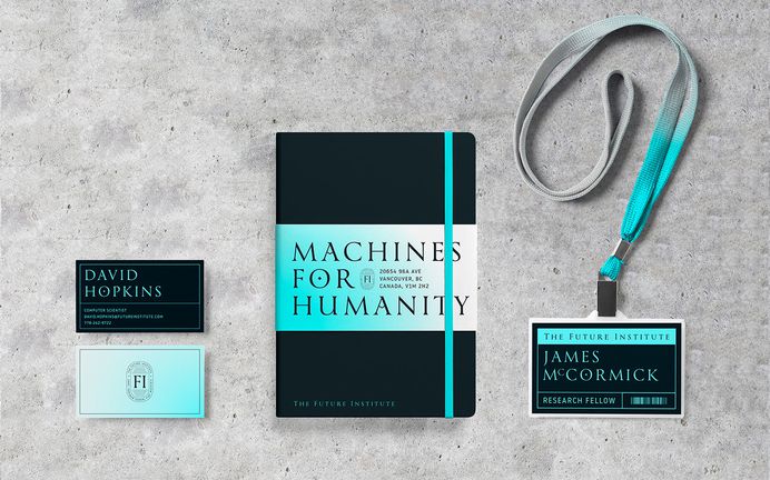 The Future Institute #branding #rebrand #design #logo #identity #print #menu #typography #artificialintelligence