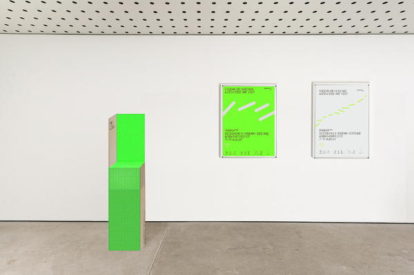 Freja Hedvall Designing a Modern Heritage #invitation #fluorescent #way #design #graphic #totebag #hedvall #finding #exhibition #freja #identity #poster #stationery #moving #typography