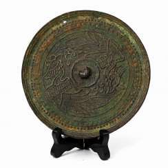 Antique Bronze Mirror. CHINA
