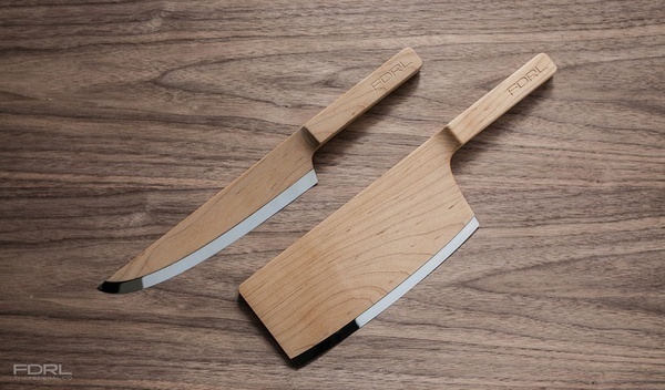 The Federal Maple Set Knives #design #product #industrial #craftsmanship #engineering