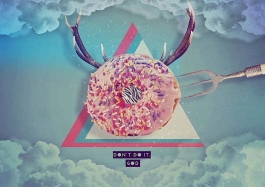 (2) Alex Tiene Ojos Graphic #donuts #pink #print #graphic #art