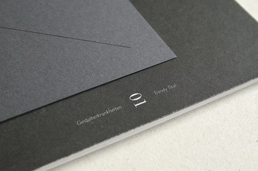 Gestalterkrankheiten on the Behance Network / Bench.li #print #typography
