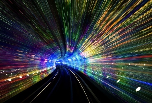 Flowing through China #shanghai #wormhole #the #speed #photography #light