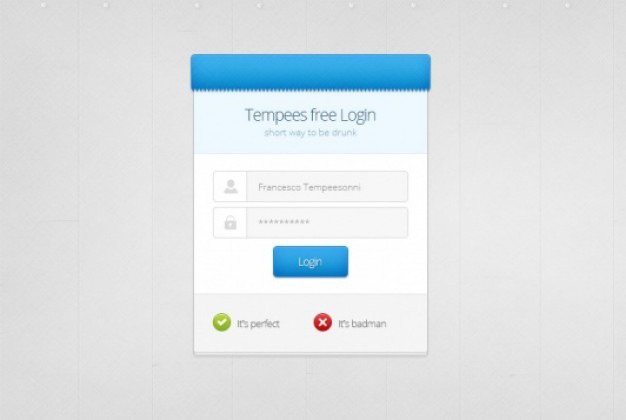 Clean login screen psd material Free Psd. See more inspiration related to Blue, Clean, Form, Psd, Login, Screen, Material and Horizontal on Freepik.