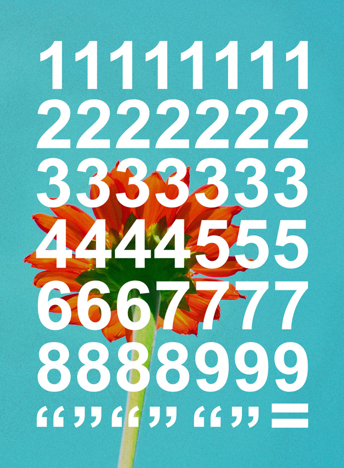 Typography —-ARIAL! be BØLD!