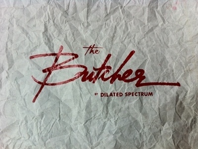 Dribbble - #butcher #script #logo #type #typography