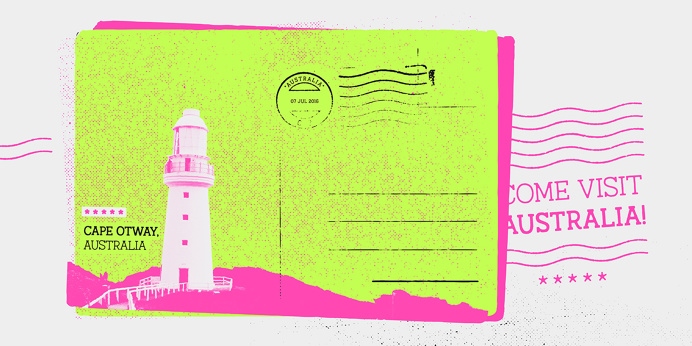 Austral slab handwritten font antipixel mindsparkle mag neon yellow pink typography type design