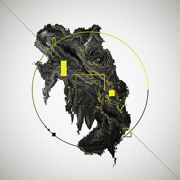 Short Stories on Behance #abstract #smoke #yellow #black #dust #minimal #3d