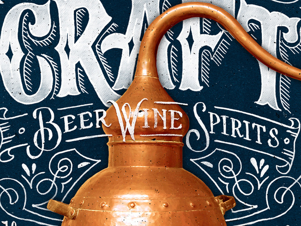Drink Me Cover Craft Issue #handwritten #typography