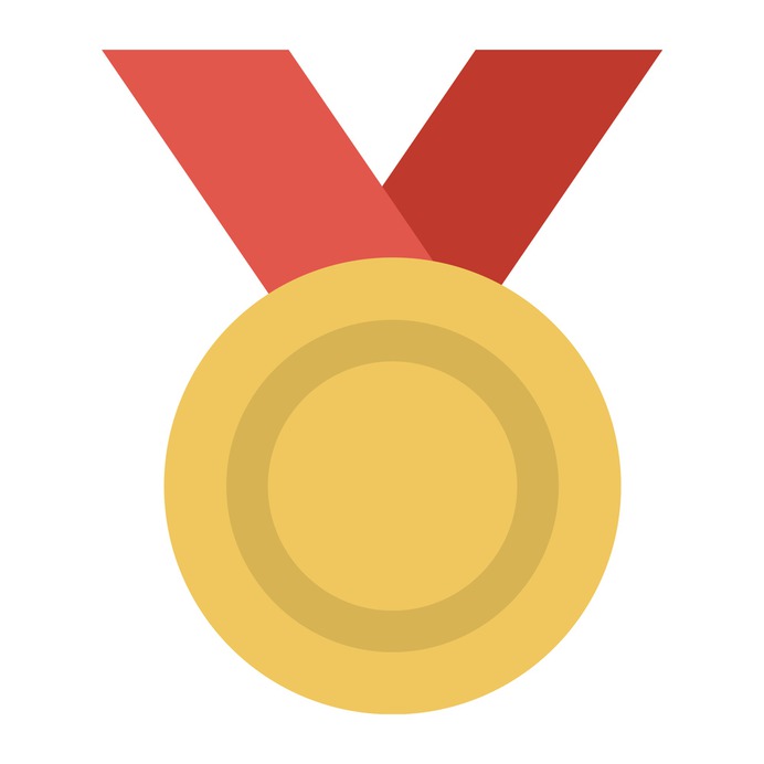 See more icon inspiration related to medal, prize, best, first, gold medal, winner, sports and sports and competition on Flaticon.