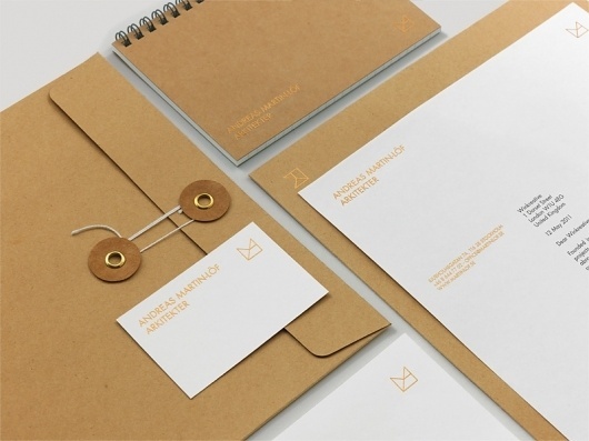Winkreative - Andreas Martin-Löf Arkitekter #simple #architecture #identity #linework