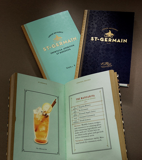Graphic-ExchanGE - a selection of graphic projects #packaging #alcohol #st #identity #beautiful #germain
