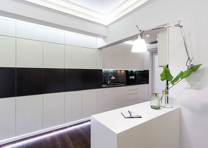 Space-Saving Design for Small Apartment - InteriorZine