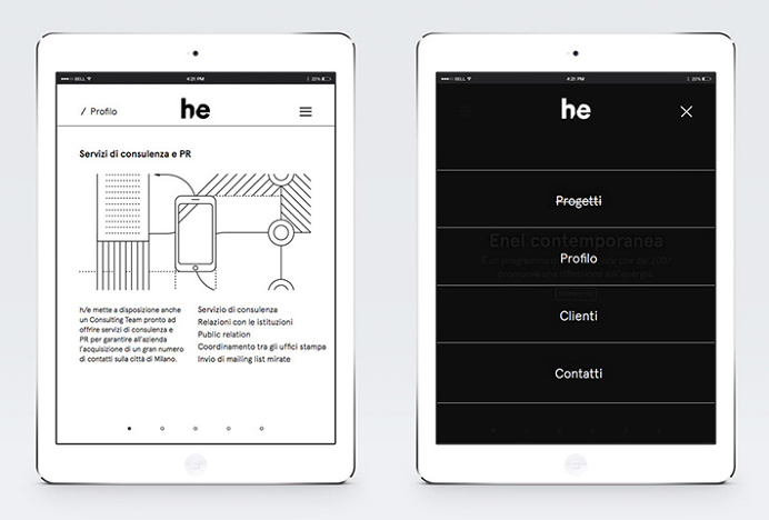 h/e by Atto #website
