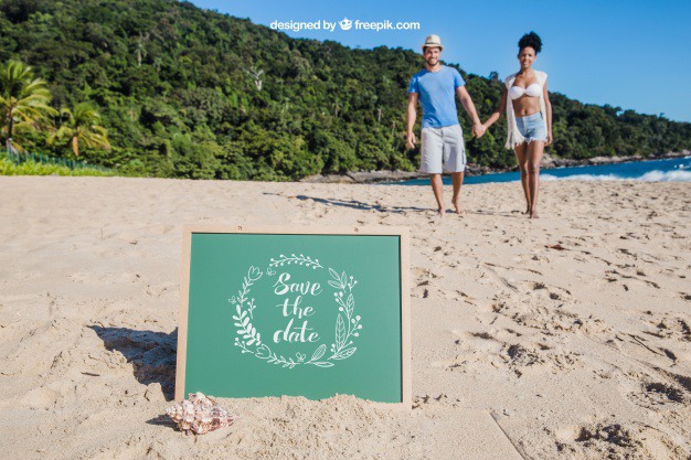 Beach concept with slate and couple holding hands Free Psd. See more inspiration related to Mockup, Love, Summer, Template, Beach, Sea, Sun, Hands, 3d, Holiday, Couple, Board, Chalkboard, Mock up, Chalk, Vacation, Psd, Sand, Summer beach, Sunshine, Mockups, Chalk board, Up, Love couple, Season, Concept, Holding, Slate, Mock, Summertime, 3d mockup, Psd mockup and Seasonal on Freepik.