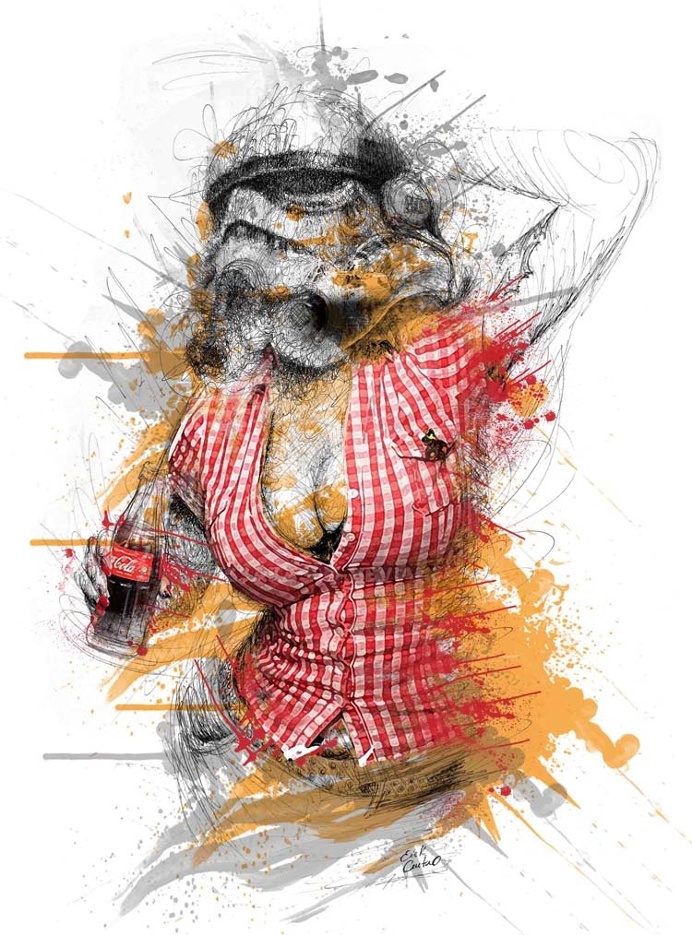 Wonderful Pen Stroke Drawings by Erick Centeno