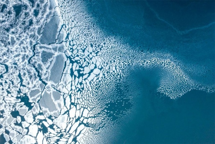 3rd Prize Winner – Nature: Ice formation by Florian
