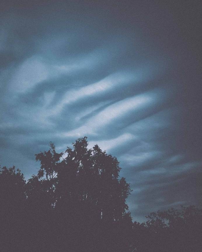 Wavy clouds above Göteborg #clouds #sweden #wavy #wave #nature #scandinavia