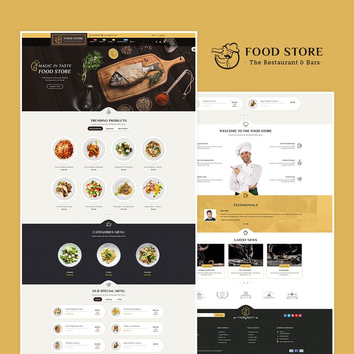 #Royal #Restaurant #Food Store - #Prestashop #Responsive #Theme | #TemplateTrip #eCommerce #Website #Design #Template