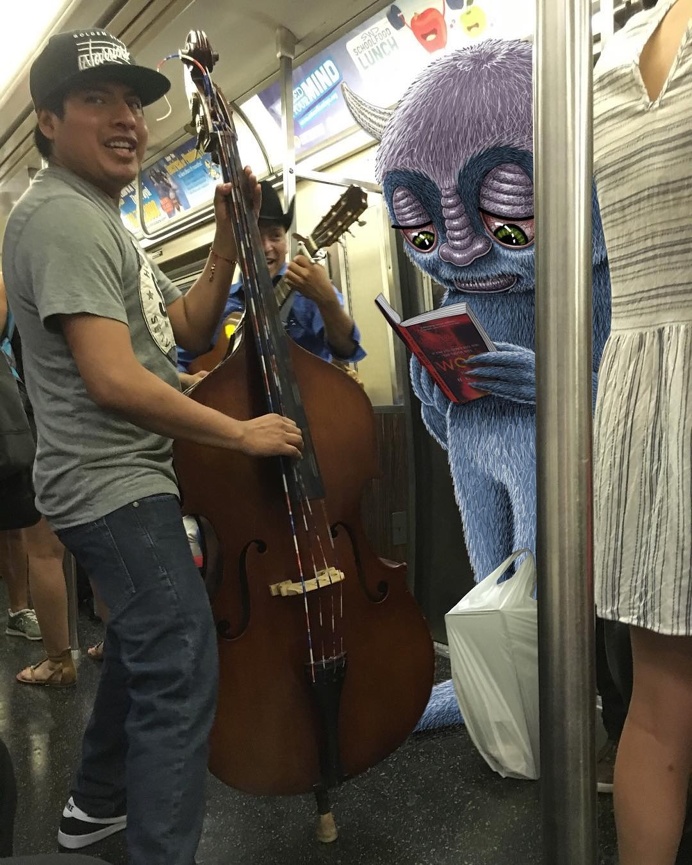 NYC Subway Doodles by Ben Rubin