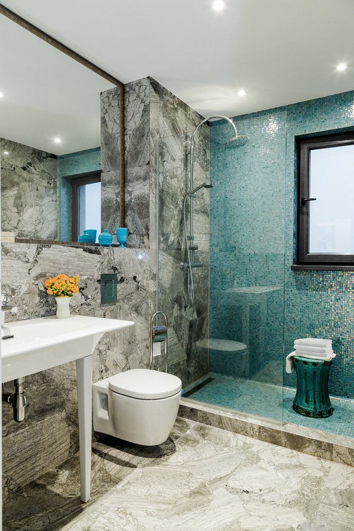 Urban Classy Home Designed by HNK in Plenty of White and Vivid Colors 11