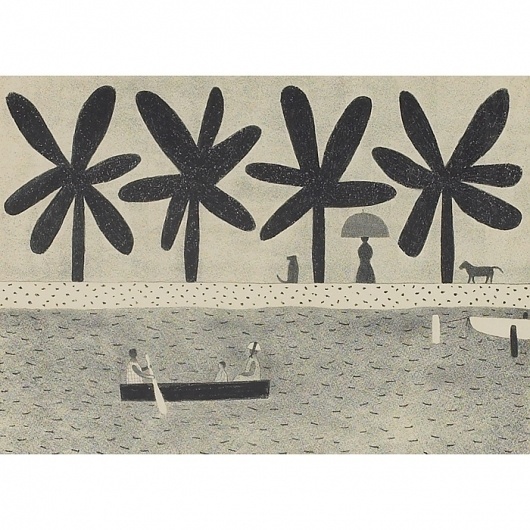 [Treadway - Toomey Galleries] - Arts and Crafts, 50s, Art Nouveau, Rookwood Pottery and paintings #doris #palm #printmaking #lithography #lee #boat #trees