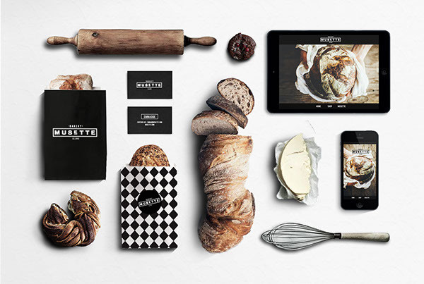 MUSETTE bakery on Branding Served #branding