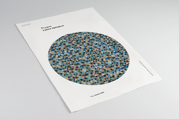 'Round' the World on Behance #abstract #print #poster