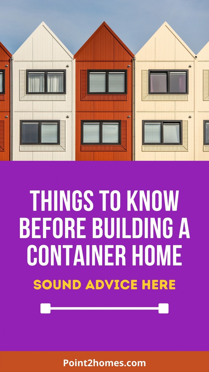 What to Know About Building a Container House Infographic