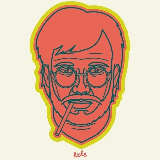 The Illest Bills - Nicko Phillips #nicko #phillips #bill #hicks #illustration