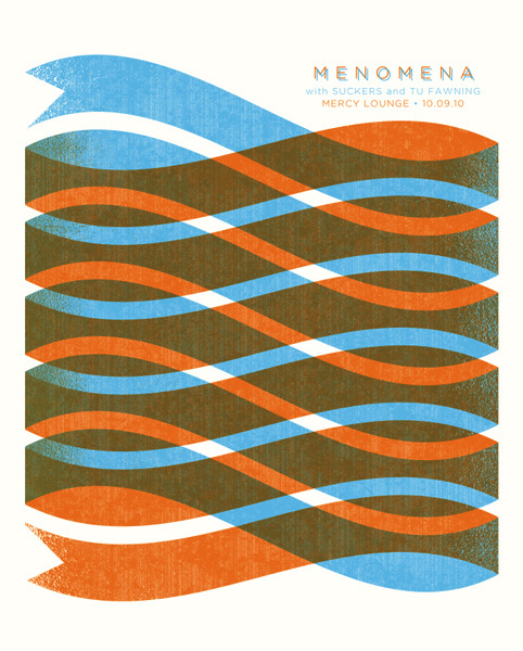 Menomena Poster #poster #waves