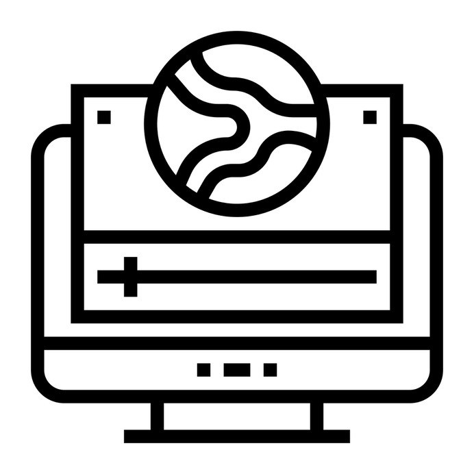 See more icon inspiration related to monitor, seo and web, computer monitor, computer screen, electronics, communications, online, social media, screen, communication, web and computer on Flaticon.