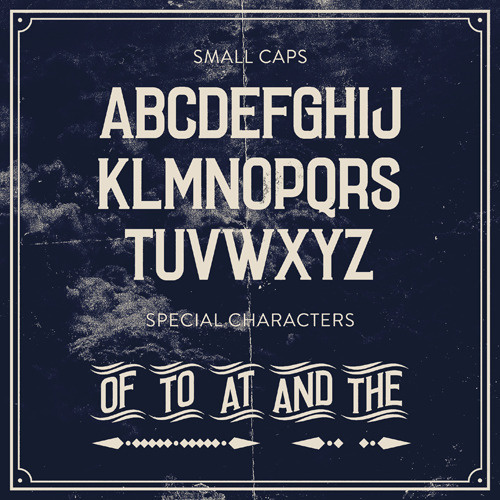 Laudanum #typeface #vintage