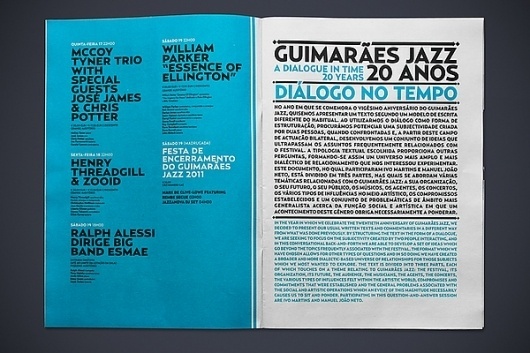 JAZZ 2011 JOURNAL on the Behance Network #editorial