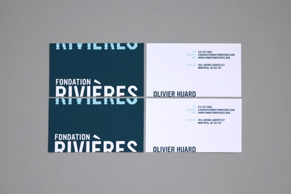 FONDATION RIVIÈRES rebranding on Behance #water #design #logo #identity #bnranding #rivieres #blue